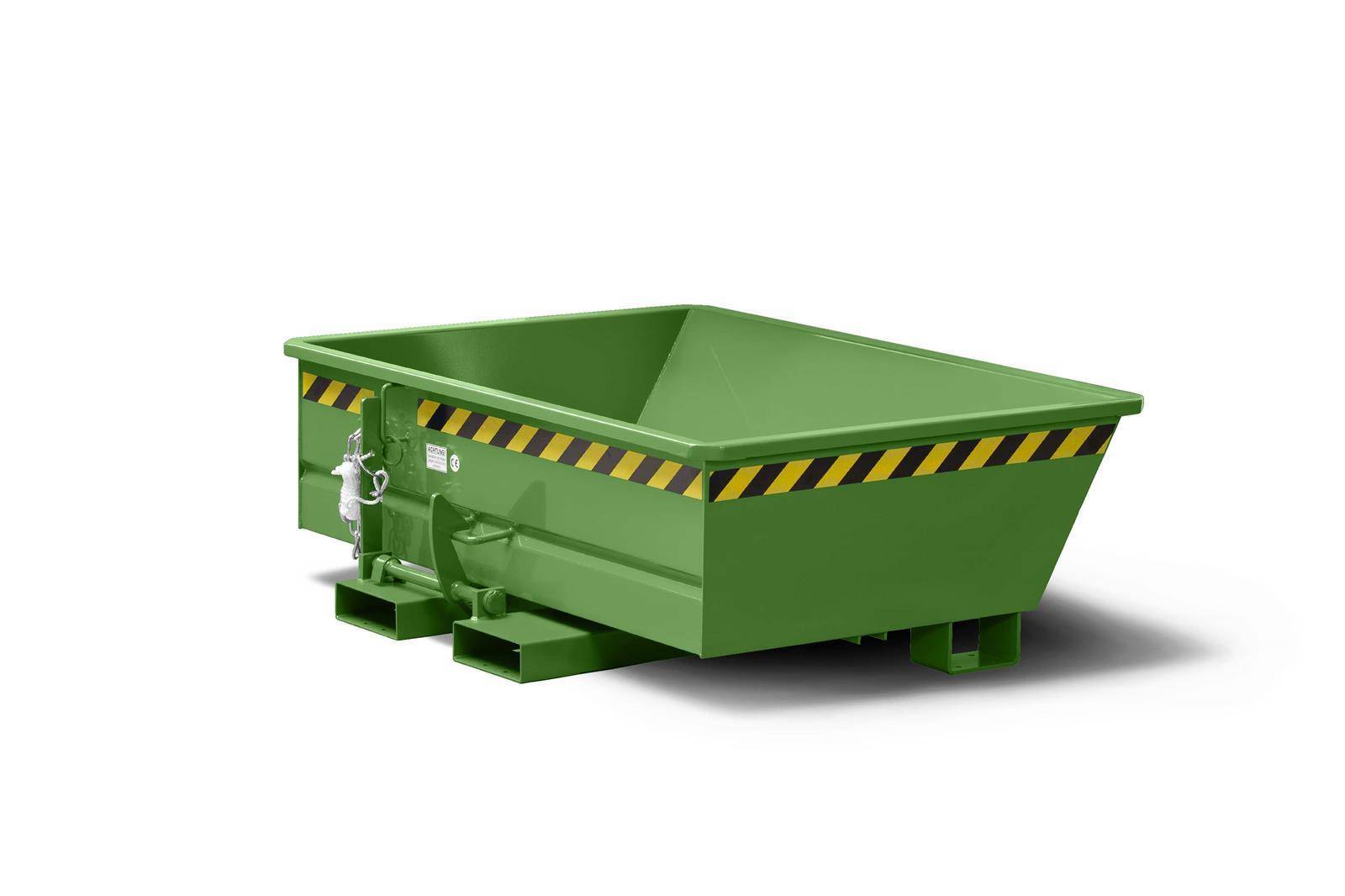 RR Industrietechnik Minikipper Typ RMI-35 1330x1075x450mm 350dm³ RAL 6011 Resedagrün
