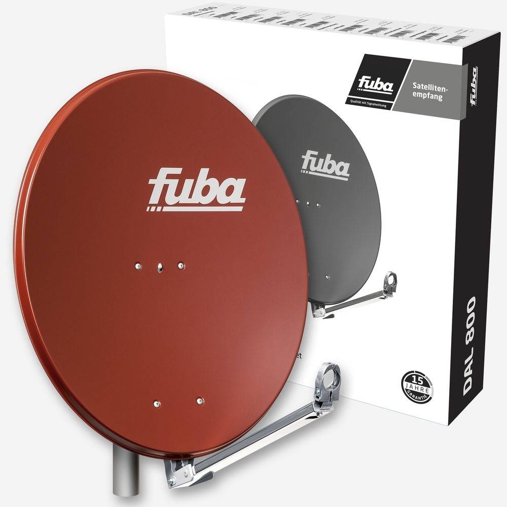 Fuba DAL 800 R, 10,75 - 12,75 GHz, 36.8, 38.5, 27 dB, 0 - 90°, 25°, 2,2°