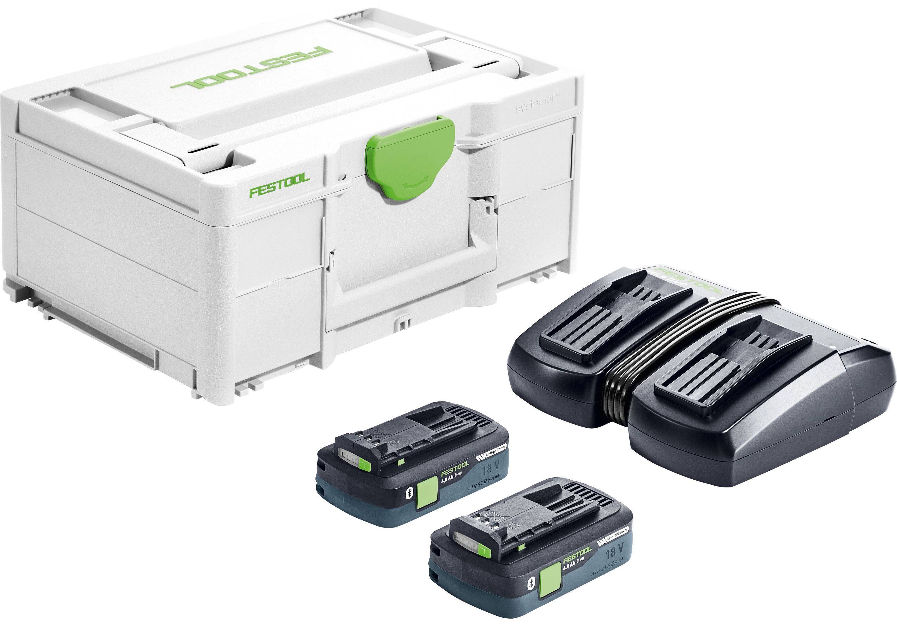 Festool Energie-Set SYS 18V 2x4,0/TCL 6 DUO - 577109