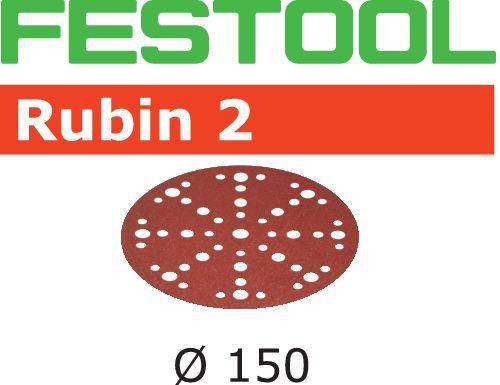 Festool 50x Rubin Schleifscheiben STF D150/48 P100 RU2/50 - 575189