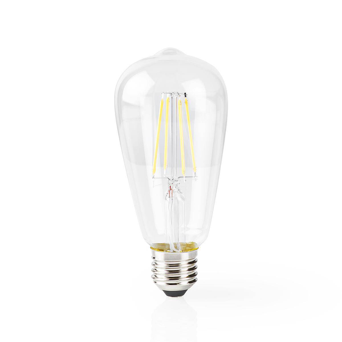 Nedis SmartLife LED Filament Lampe | WIFILF10WTST64 | Transparent