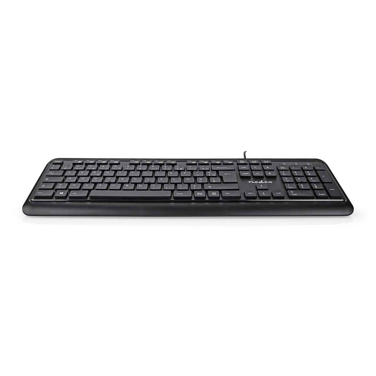 KBMU200BKFR - Volle Größe (100%) - USB - Membran Key Switch - AZERTY - Schwarz