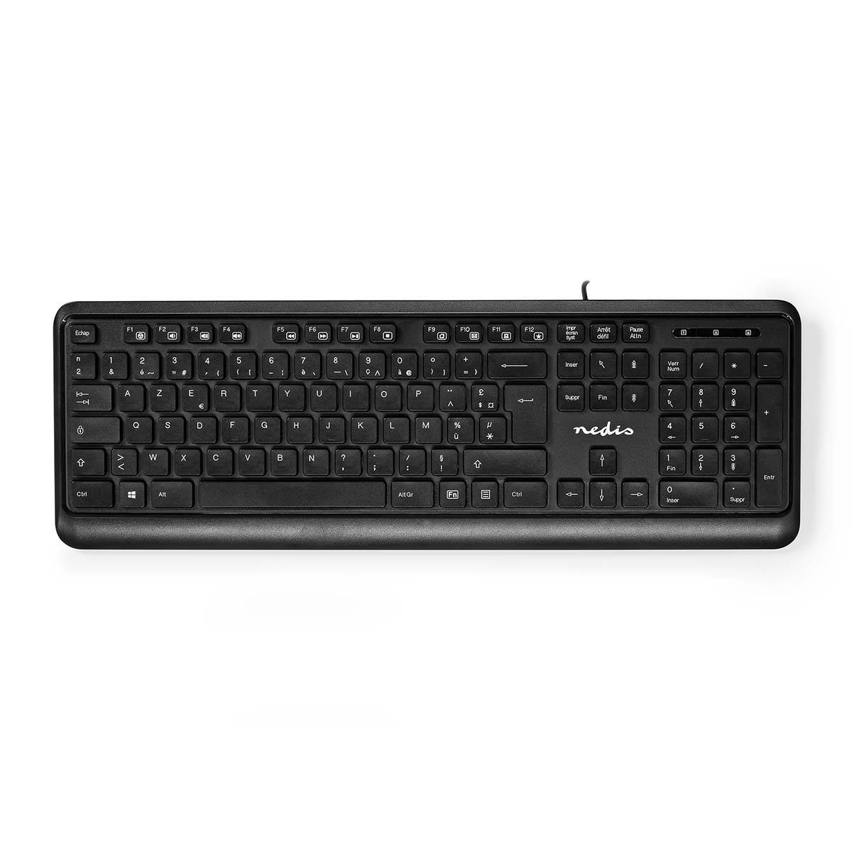 KBMU200BKFR - Volle Größe (100%) - USB - Membran Key Switch - AZERTY - Schwarz