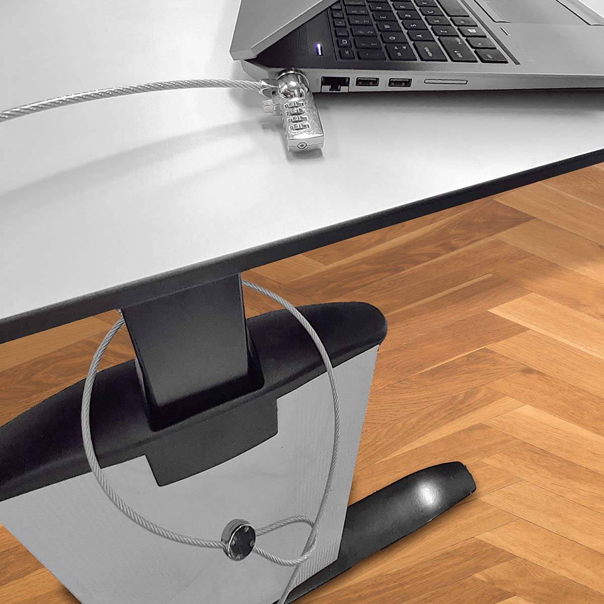 Notebook Diebstahlsicherung Kabel 1,8m Zahlenschloss