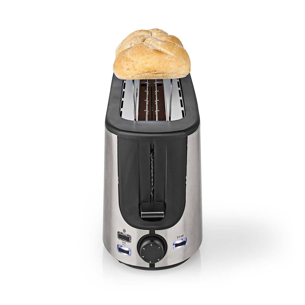 Nedis Toaster | KABT310EAL | Aluminium
