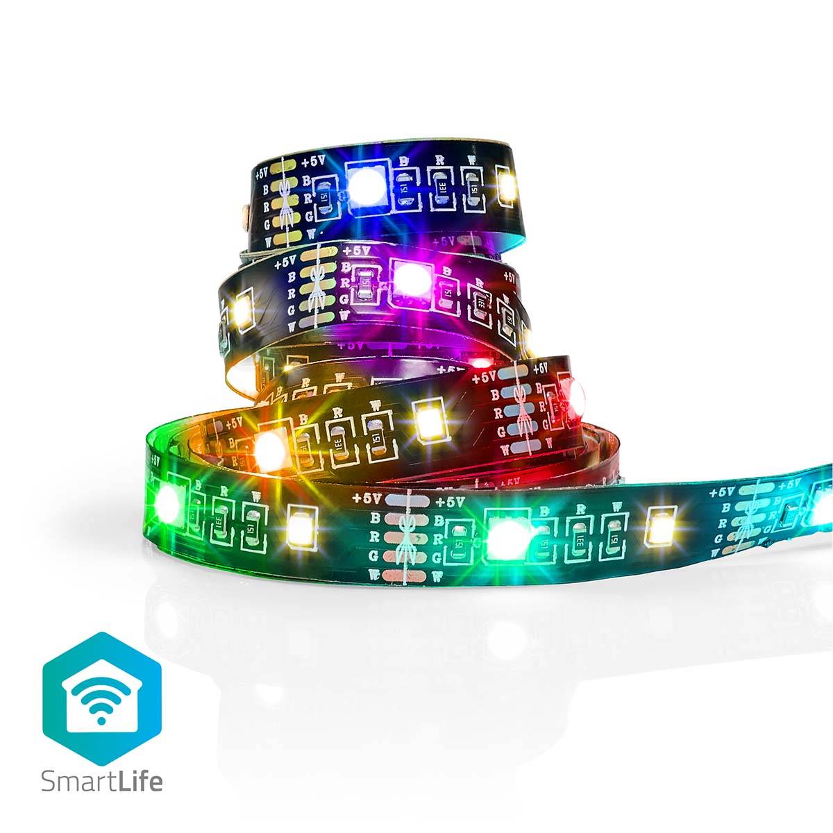 Nedis SmartLife LED-Streifen | BTLS20RGBW | Mehrfarbig