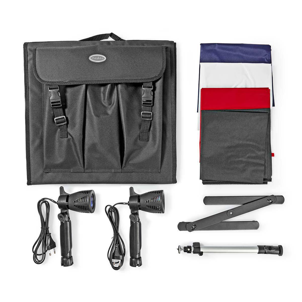 Nedis Foto Studio Kit | SKT010WT | Schwarz