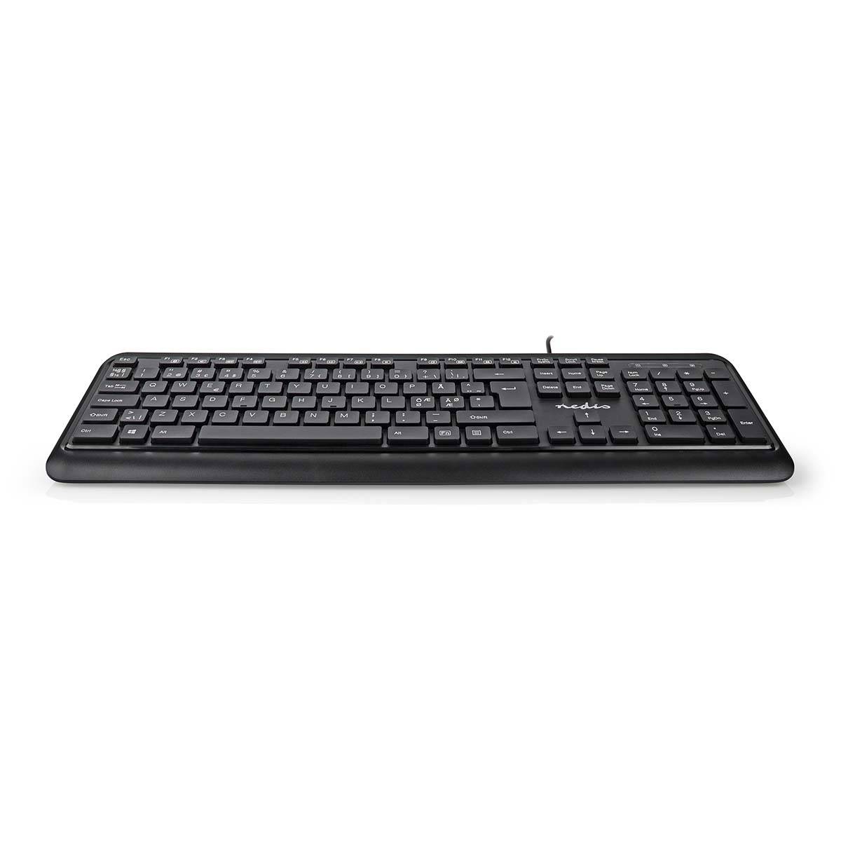 KBMU200BKND - Volle Größe (100%) - USB - Membran Key Switch - QWERTY - Schwarz