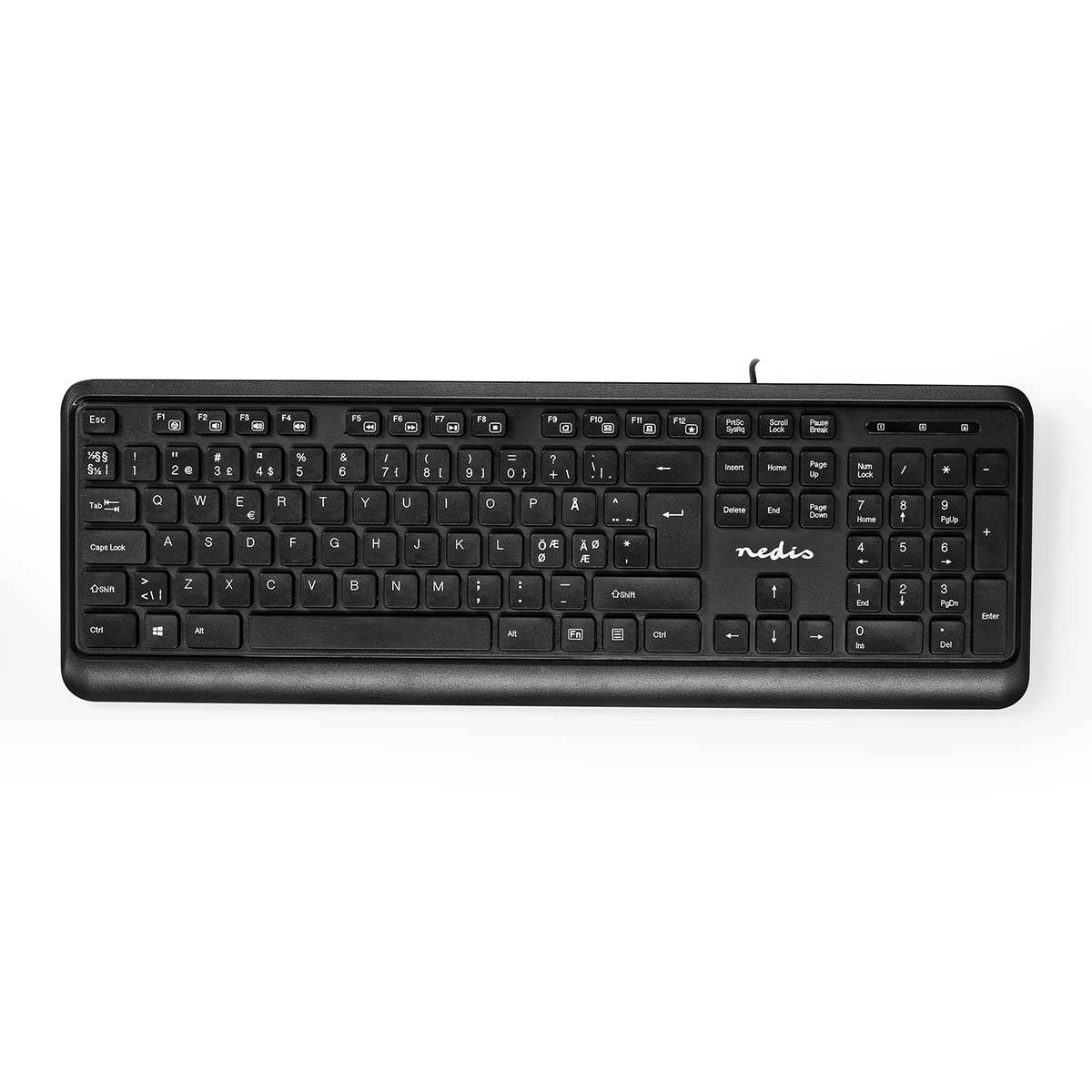 KBMU200BKND - Volle Größe (100%) - USB - Membran Key Switch - QWERTY - Schwarz