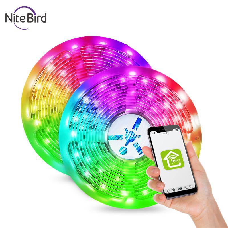 Smart WiFi RGB LED-Lichtleiste NiteBird SL3 (2x5m), Tuya