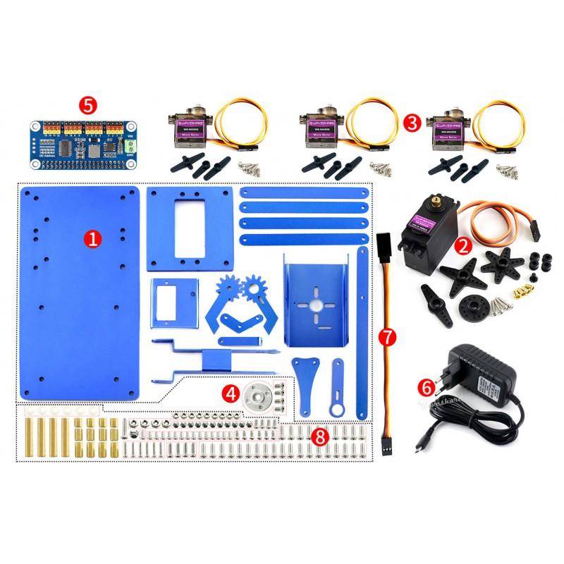 4-DOF Metall Roboter Arm Kit für Raspberry Pi