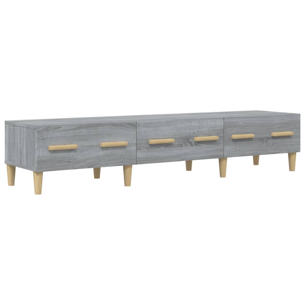 vidaXL TV-Schrank Grau Sonoma 150x34,5x30 cm Holzwerkstoff