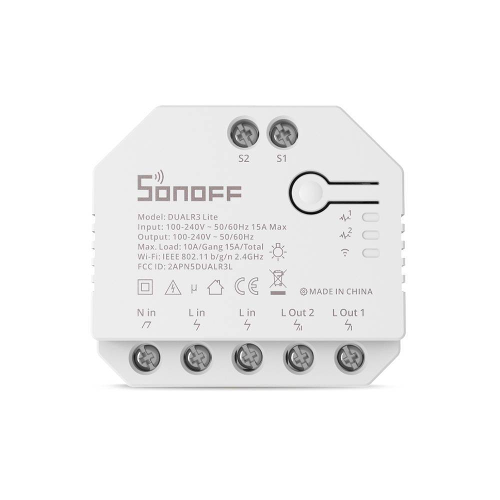 Intelligenter Wi-Fi-Schalter WiFi Sonoff Dual R3 Lite