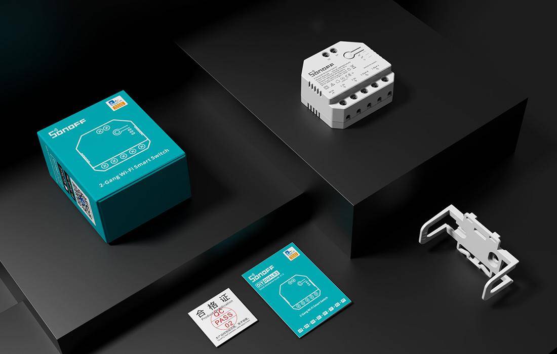 Intelligenter Wi-Fi-Schalter WiFi Sonoff Dual R3 Lite