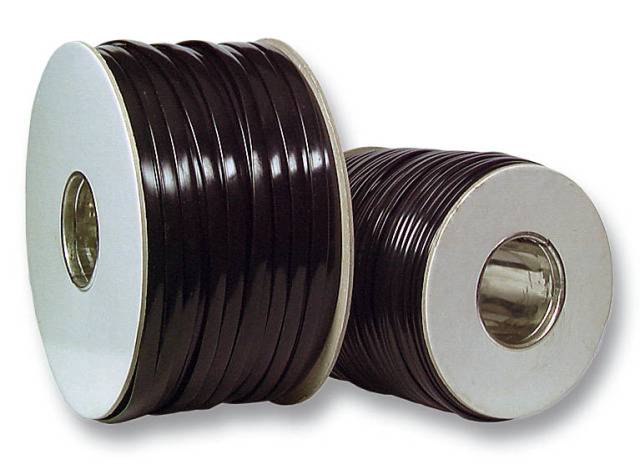 EFB Elektronik 91108.500, 500 m, Schwarz, Flach