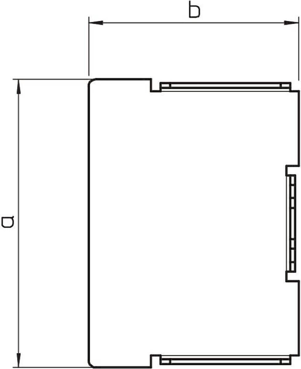 OBO Bettermann 6249410 Endstück Endstück (B x H) 30 mm x 30 mm 1 St. Weiß