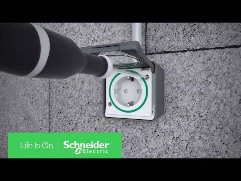 Schneider Electric Oberfläche Lichtschalter, IP55