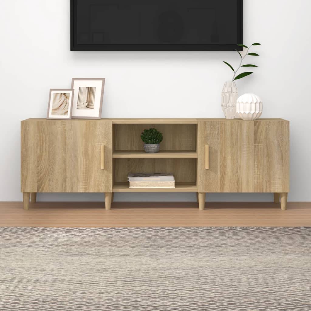 vidaXL TV-Schrank Sonoma-Eiche 150x30x50 cm Holzwerkstoff