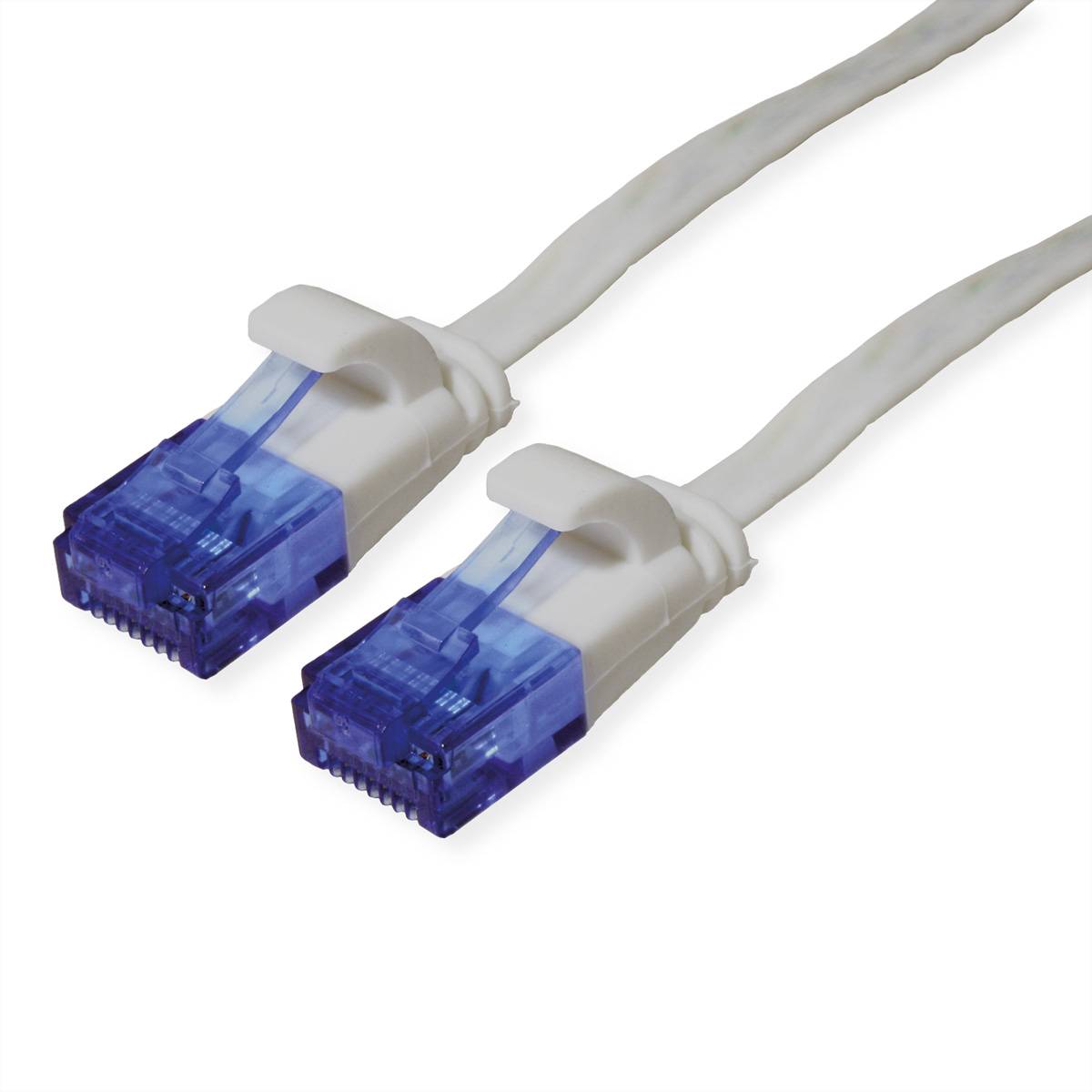 VALUE Patchkabel Kat.6A (Class EA) UTP, extra-flach, grau, 5 m