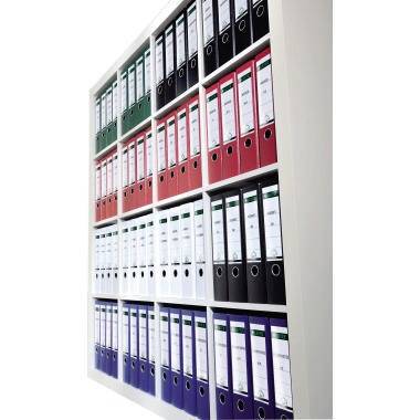 Leitz Ordner-Etiketten 1687-00-85 39 x 285 mm Papier Grau Permanent haftend 75 St.
