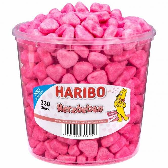 Haribo Herzbeben 330er Inhalt: 1200g