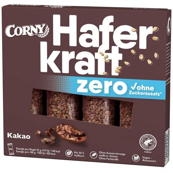 Corny Haferkraft zero Kakao 4x35g Inhalt: 140g