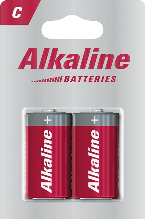 Alkaline Batteries C 2er Blister 1st price