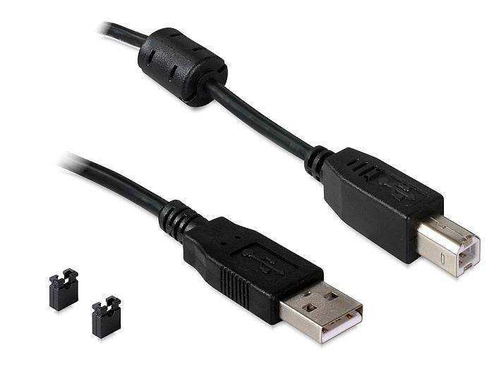 Delock USB 2.0 Adapter [1x D-SUB-Buchse 9pol. - 1x USB 2.0 Buchse B] 87585