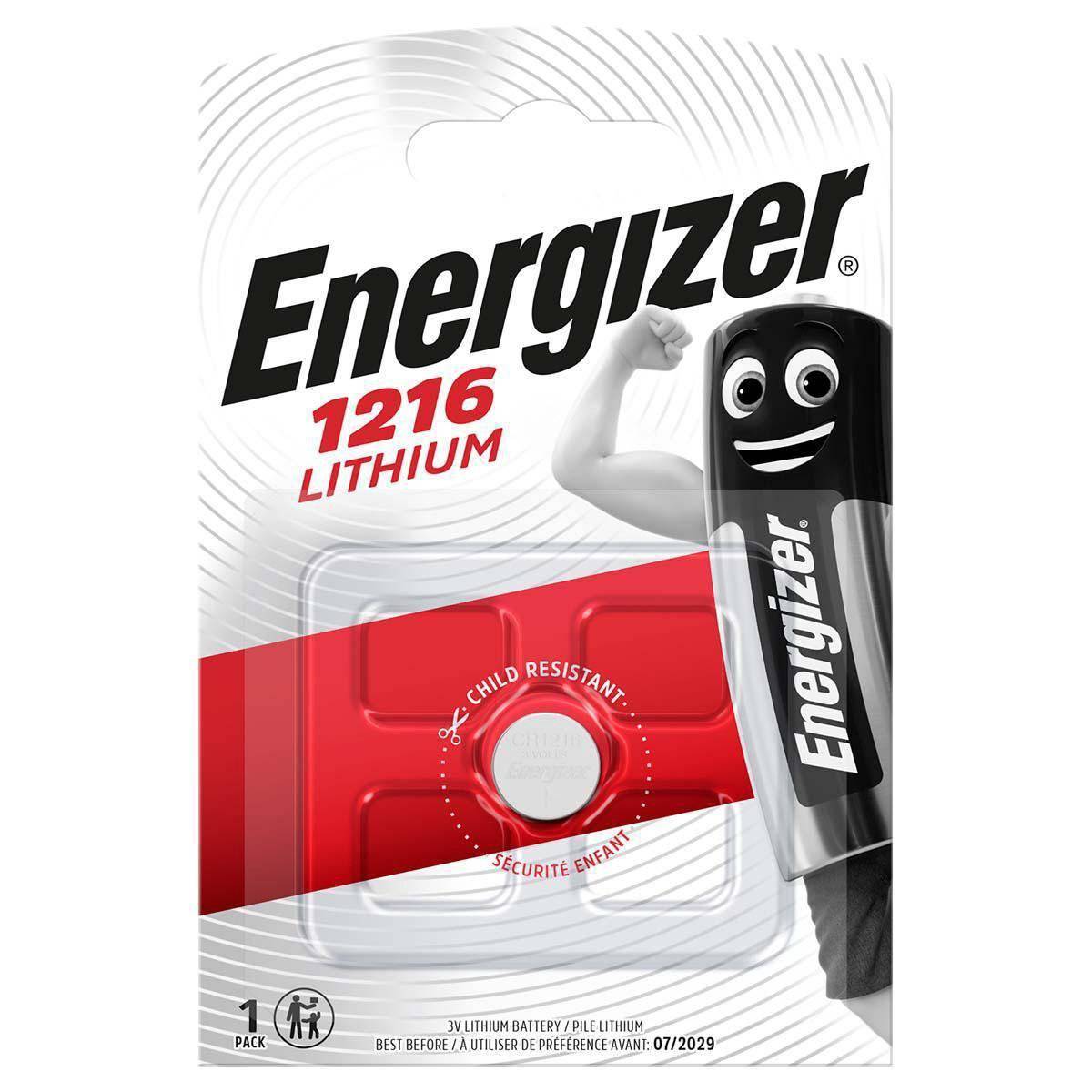 Energizer Lithium 3V CR1216 - 1er Blister