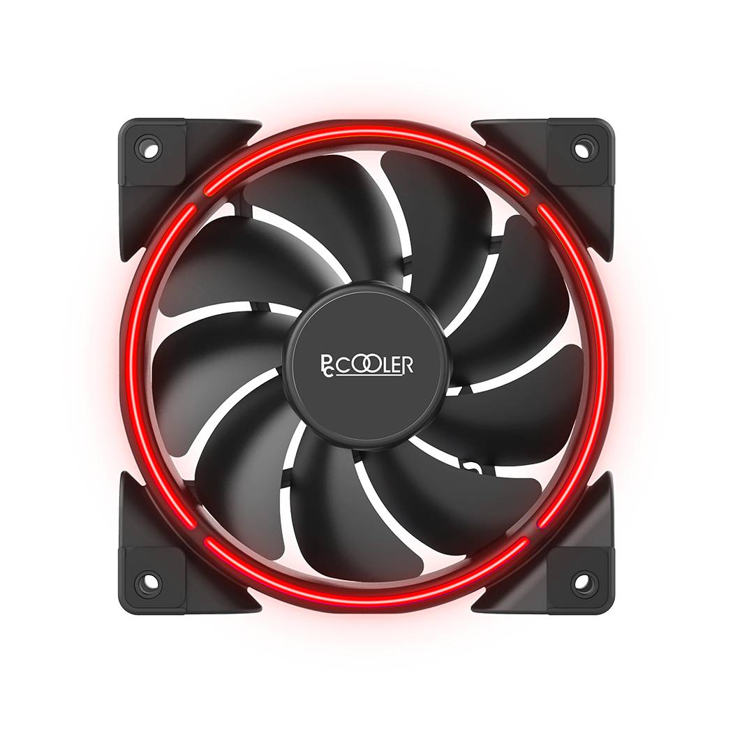 Pccooler E126M Top-Blow CPU-Kühler in Blau - Kühlset - 12 cm - 1000 RPM - 1600 RPM - 29,8 dB - 65 cf