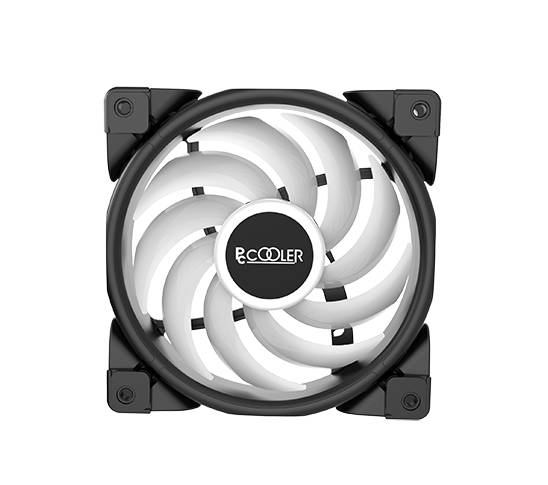 Pccooler GI-X3 V2 CPU-Kühler in Rot - Kühlset - 12 cm - 1800 RPM - 26,5 dB - 65 cfm - Rot