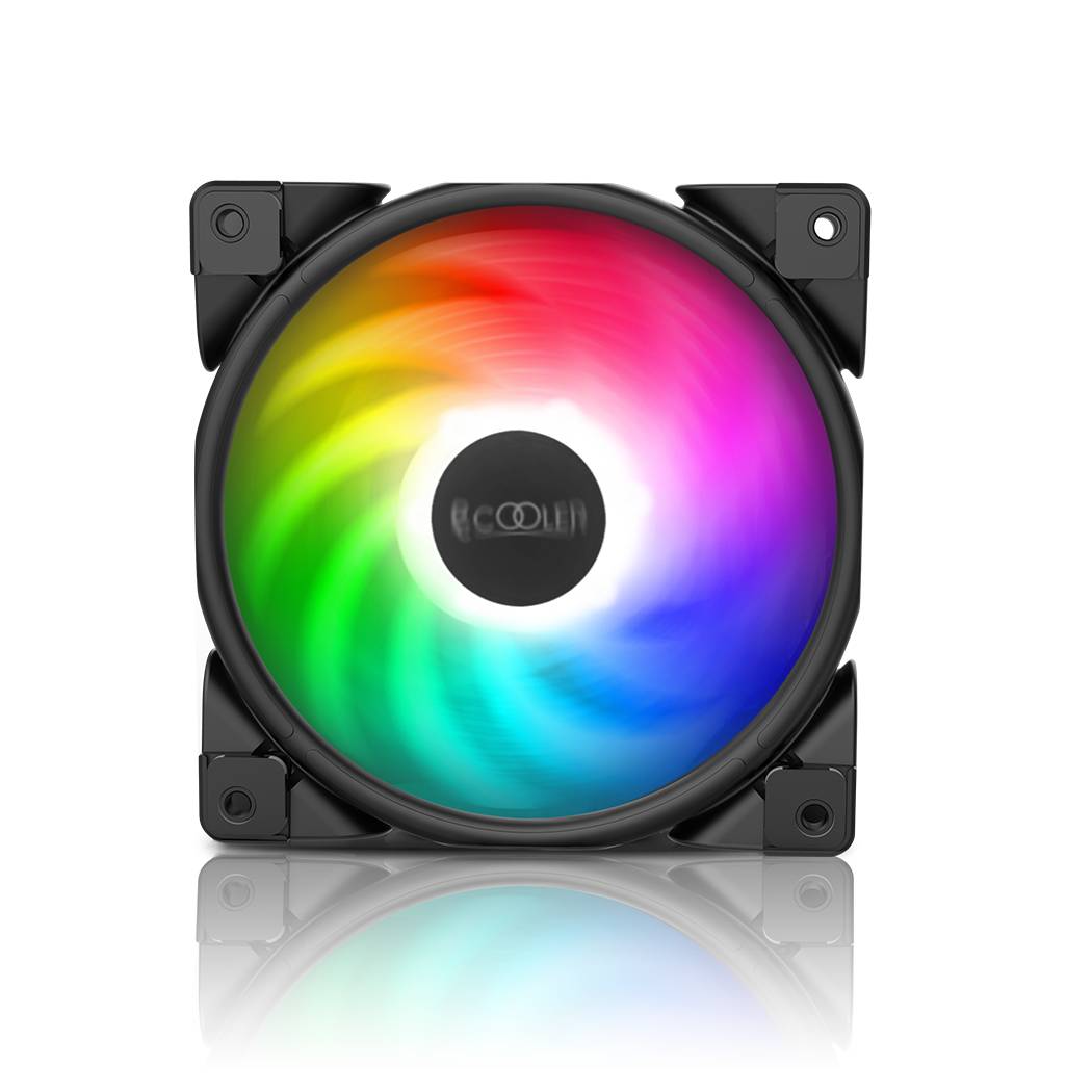 Pccooler MAX 140mm Gehäuselüfter in FRGB - Ventilator - 14 cm - 1000 RPM - 2000 RPM - 29 dB - 72 cfm