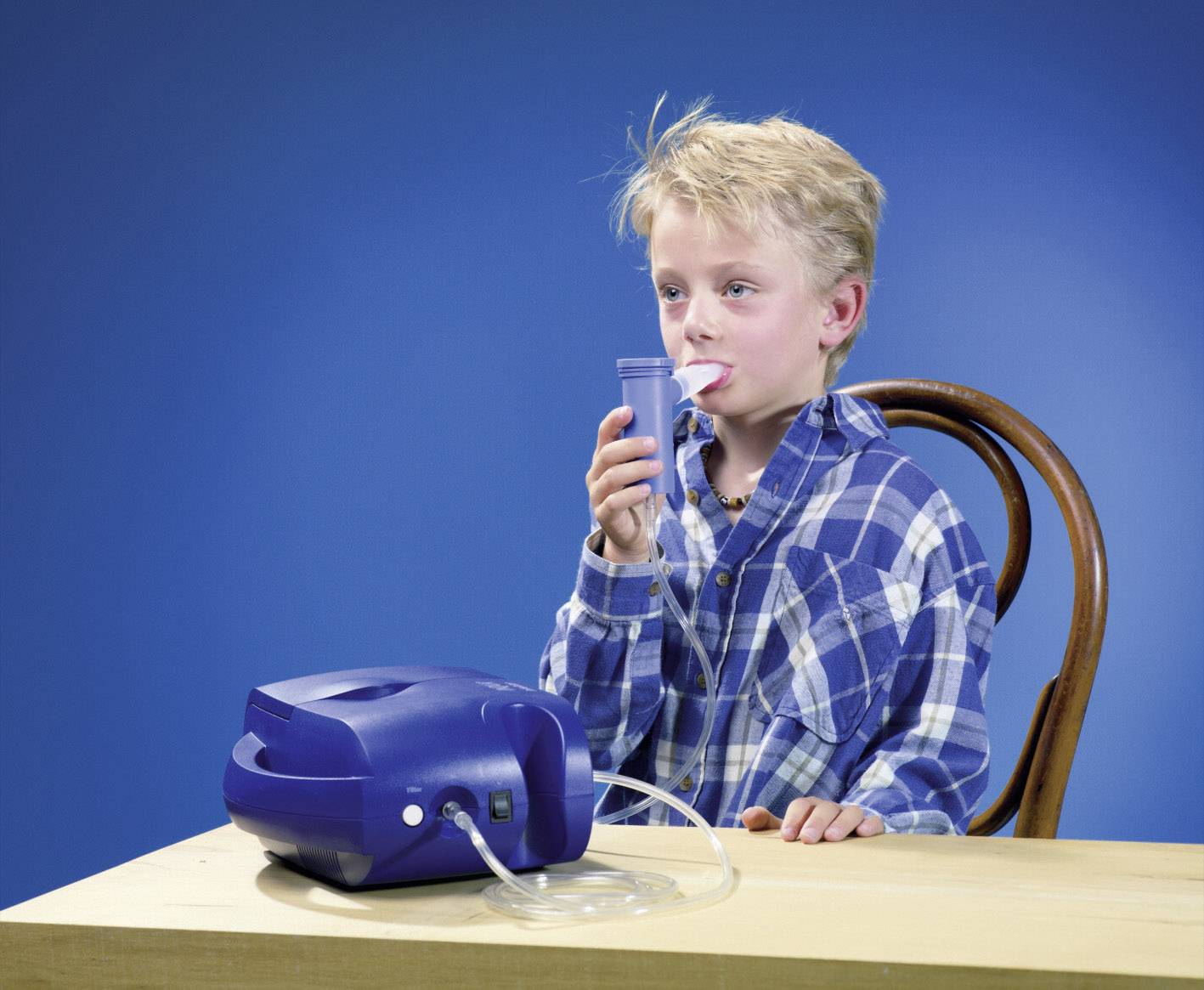 Inqua Aerosol Inhalator Inhalator mit Atemmaske, mit Mundstück, inkl. Inhalationslösung