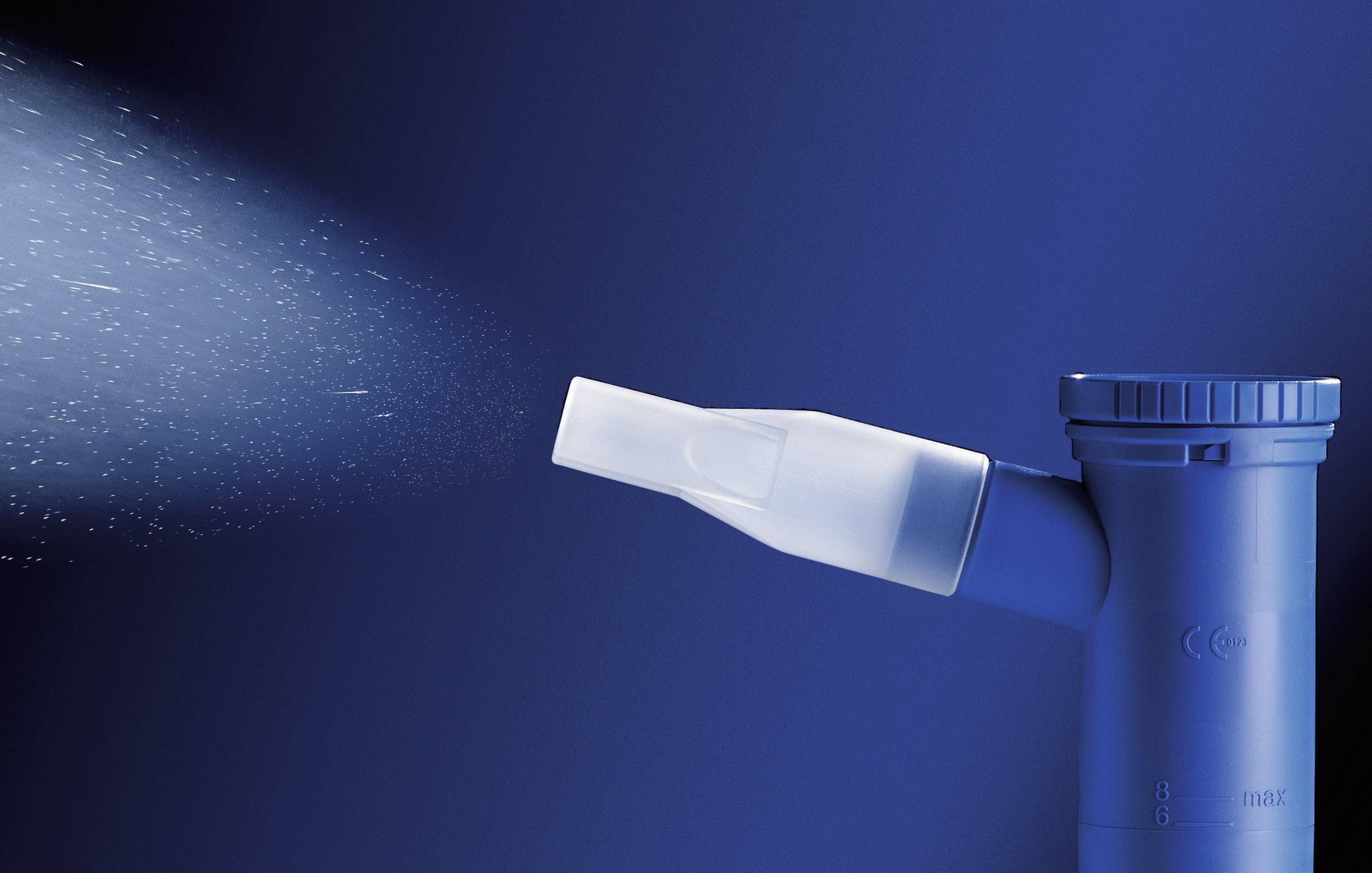 Inqua Aerosol Inhalator Inhalator mit Atemmaske, mit Mundstück, inkl. Inhalationslösung