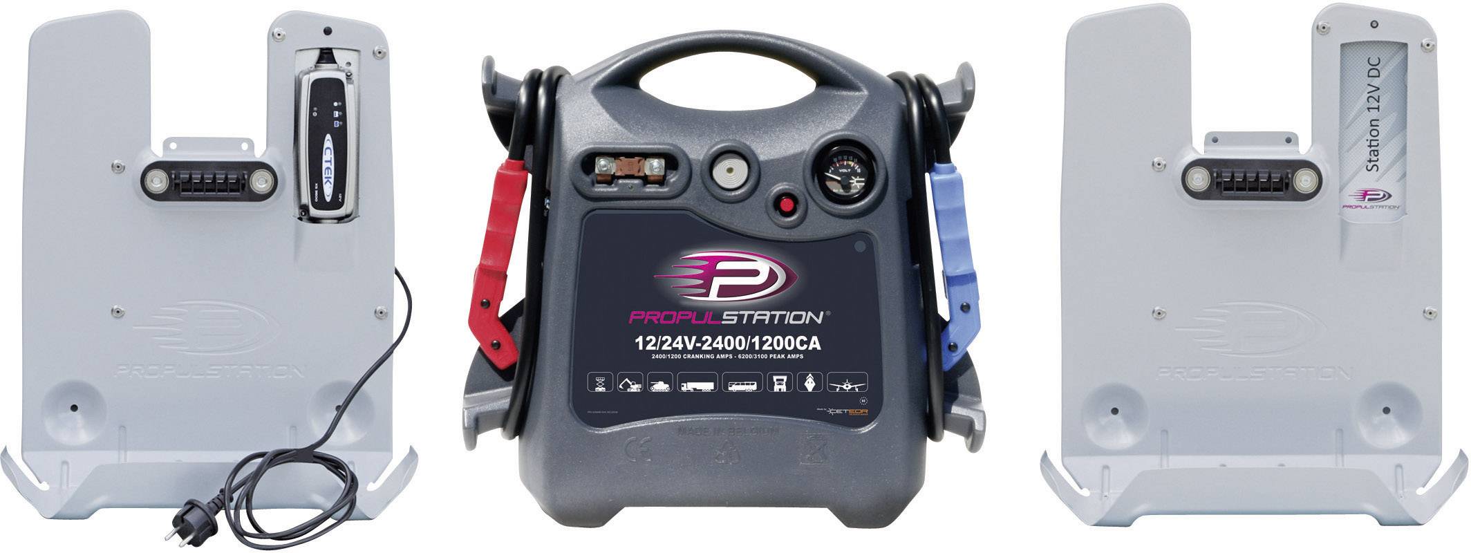 Kunzer Schnellstartsystem ASPD 12-24/2400 DC/DC ASPD 12-24/2400 Starthilfestrom (12 V)=2400A Starthilfestrom (24 V)=1200A