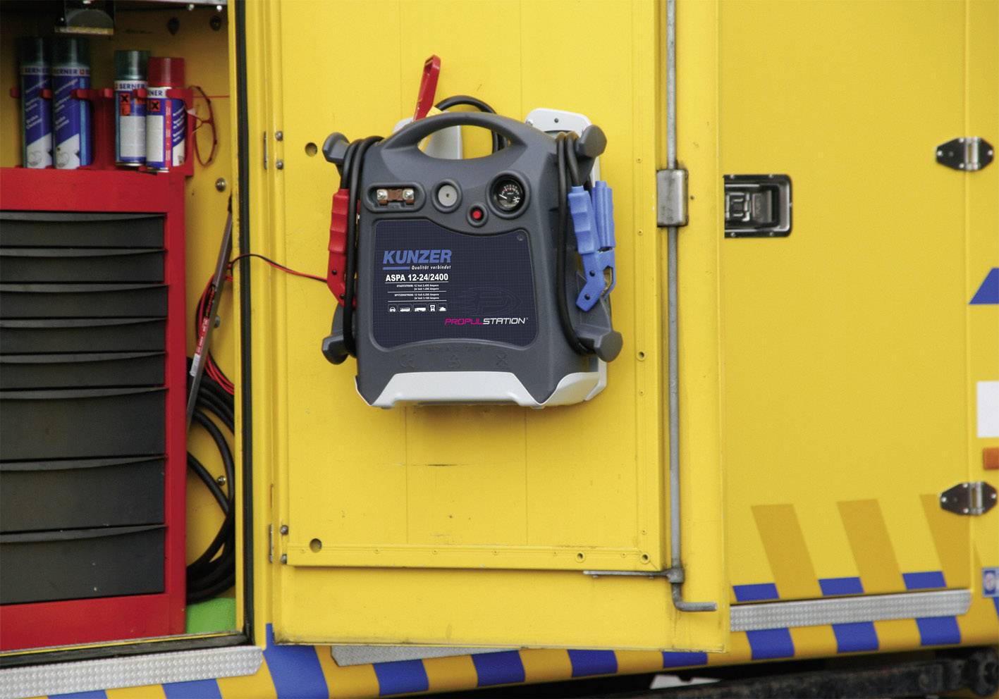 Kunzer Schnellstartsystem ASPD 12/800 DC/DC ASPD 12/800 Starthilfestrom (12 V)=800A