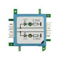 ALLNET BrickRknowledge LED dual auf Masse, grün/gelb, Signal durchverbunden