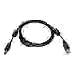 Eaton U023-006 - 1,83 m - USB A - USB B - 2.0 - Männlich/Männlich - Schwarz - Hi