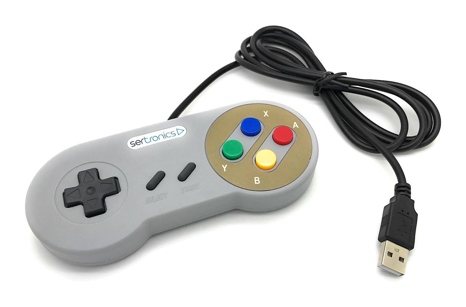 USB 2.0 Controller im SNES Design grau