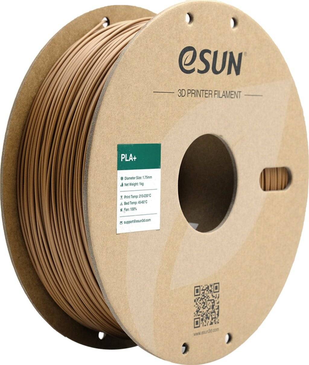 eSUN PLA+ Polymilchsäure plus (PLA+) Braun 1 kg