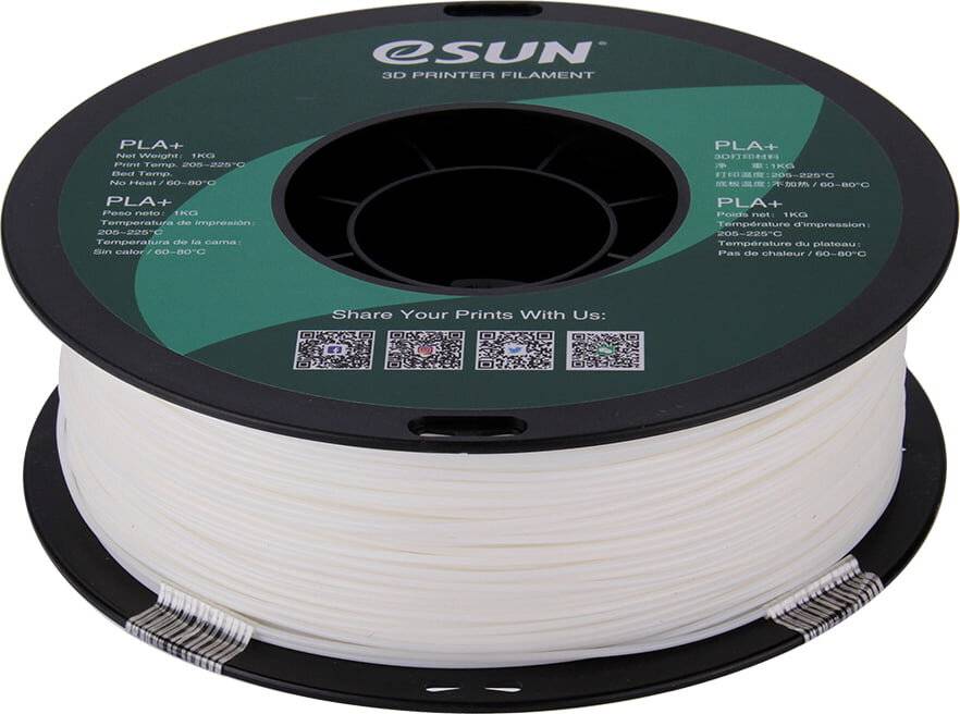 ESUN PLA+ White - 1,75mm / 1000g
