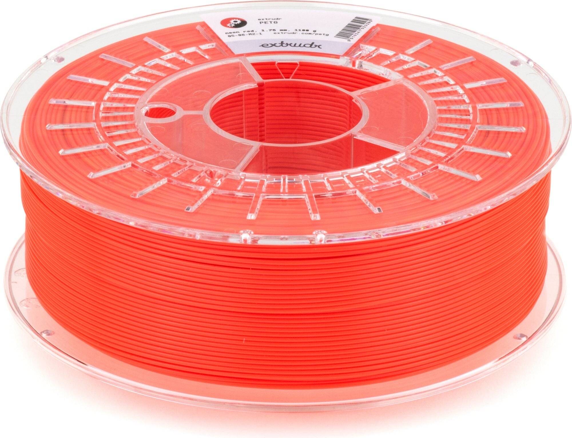 Extrudr PETG Neon Rot, 1,75 mm / 1100 g