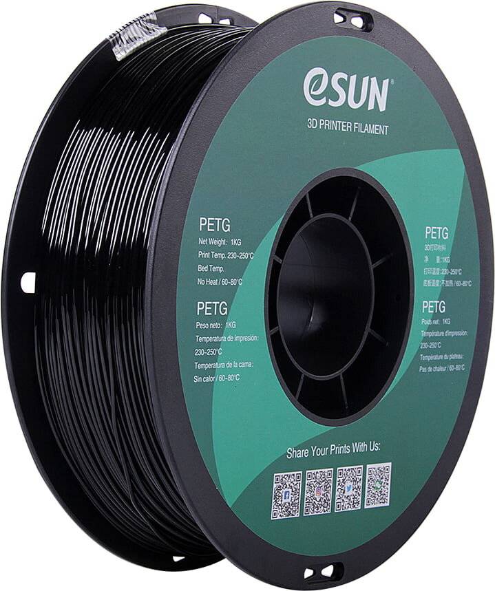 ESUN PETG Solid Black - 1,75mm / 1000g