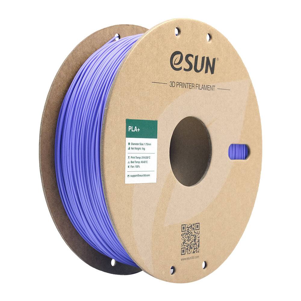Esun PLA+ 1.75mm Silver 1kg 3D Filament - Silber