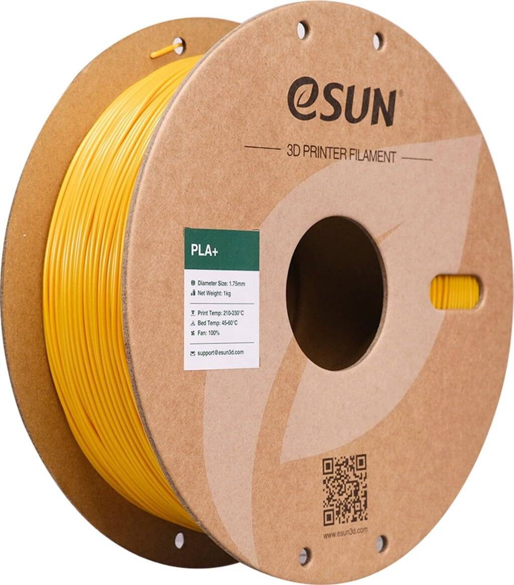 Esun PLA+ 1.75mm Gold 1kg 3D Filament - Gold