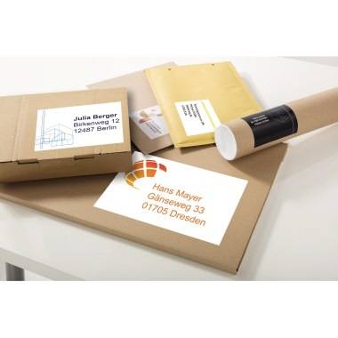 Avery-Zweckform 3424-200 Universal-Etiketten 105 x 48mm Papier Weiß 2640 St. Permanent haftend Farblaserdrucker, Laserdrucker