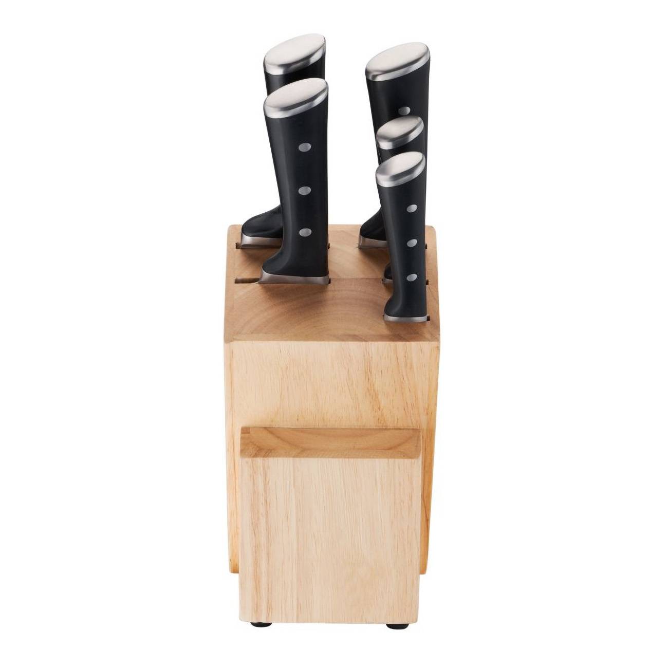 Tefal Ice Force K232S5, Messer-Block/Besteck-Set, Edelstahl, ABS, Edelstahl, Holz, Schwarz