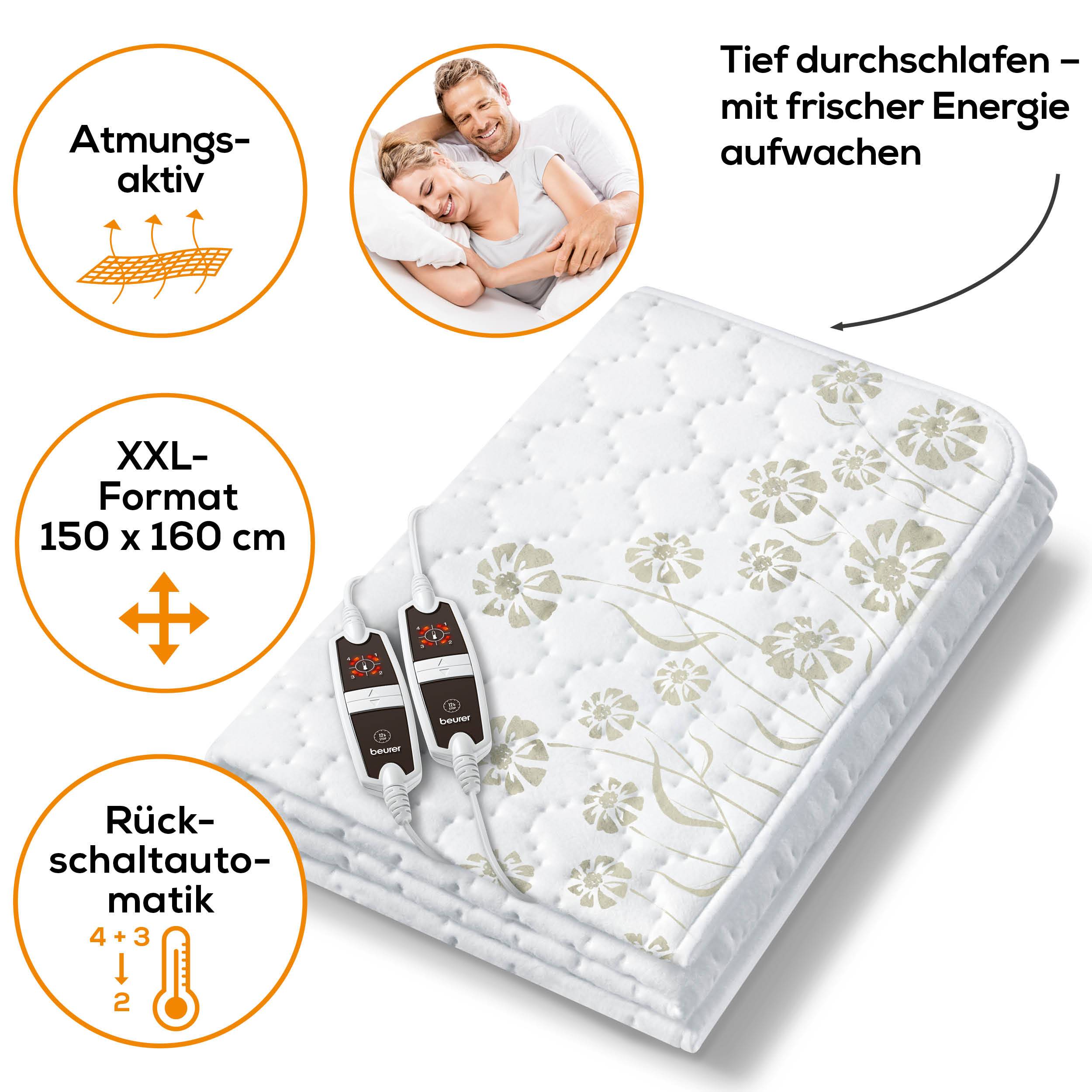 Beurer UB 68 XXL Wärmeunterbett 120 W Weiß
