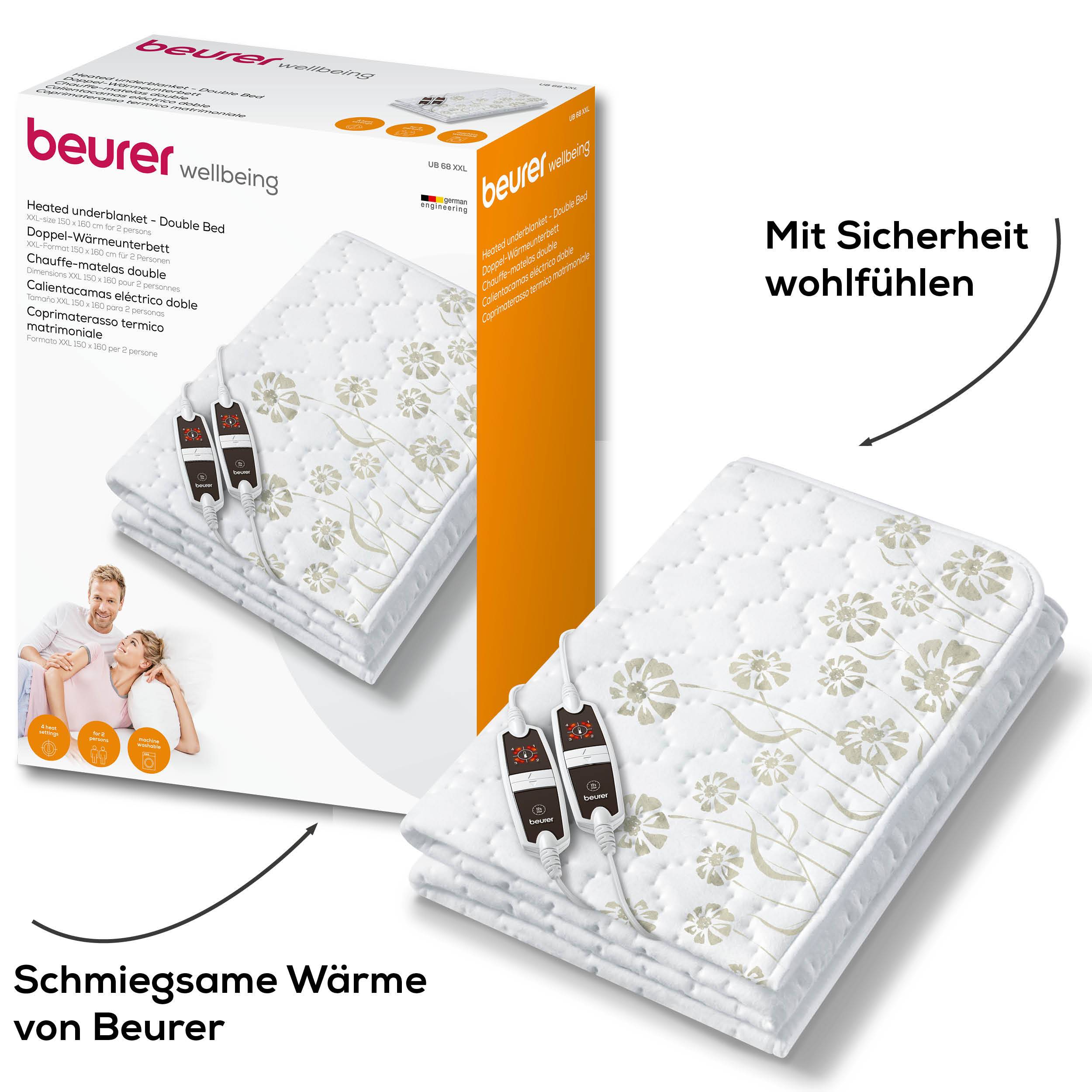 Beurer UB 68 XXL Wärmeunterbett 120 W Weiß