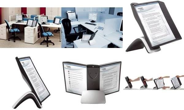 DURABLE Sichttafelständer SHERPA style table 585501 schwarz